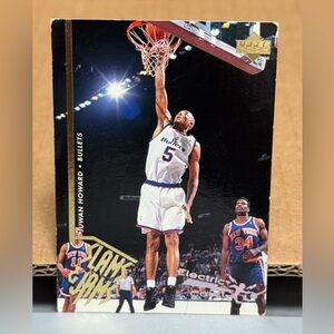 1995 Vintage Upper Deck Slams & Jams Juwan Howard Washington Bullets NBA Card
